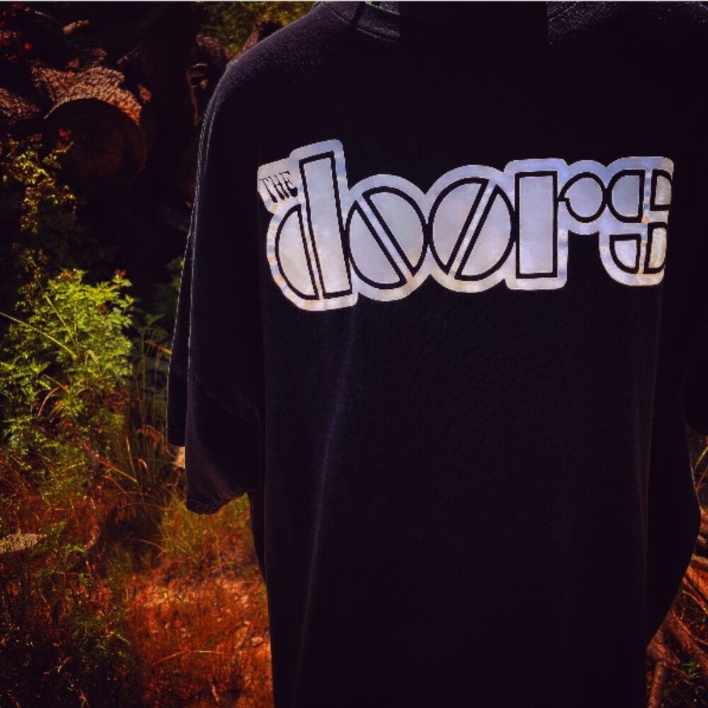 Vintage Men's/Unisex 3XL "The Doors" B&W ALSTYLE 100% Cotton T-shirt
